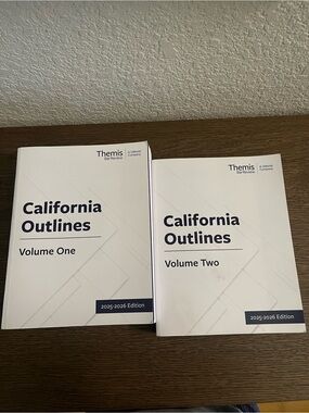 Themis Bar Review California Outlines Book (2025-2026, set of 2)